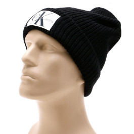 2025人気の Czapki męskie CALVIN KLEIN JEANS-MONOGRAM PATCH BEANIE ラッピング・包装