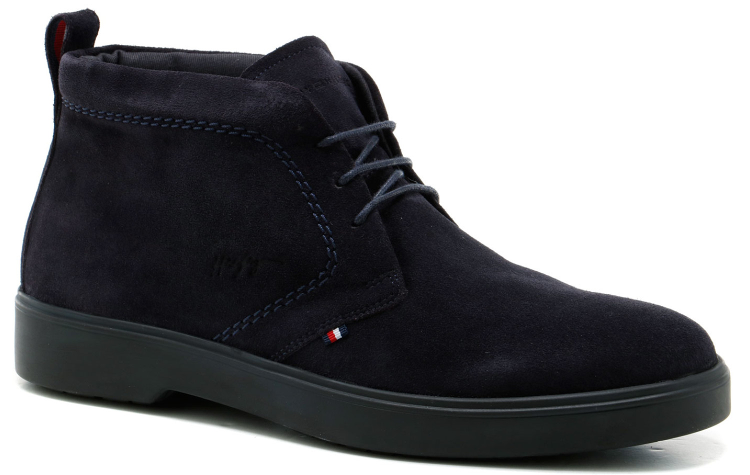 Trzewiki TOMMY HILFIGER-CLASSIC-SUEDE-LACE-BOOT-FM0FM03779