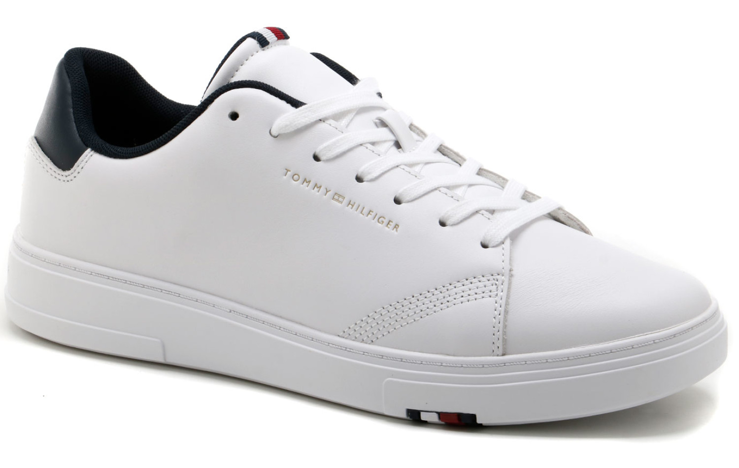 Sneakersy TOMMY HILFIGER ELEVATED RBW CUPSOLE LEATHER FM0FM04487 