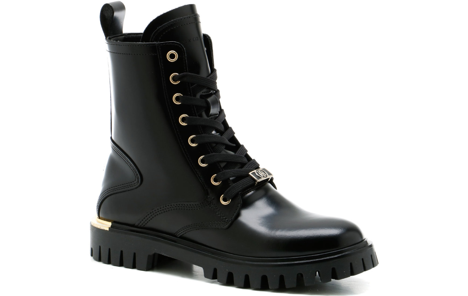 Trzewiki TOMMY HILFIGER-POLISHED-LEATHER-LACE-UP-BOOT-FW0FW06008