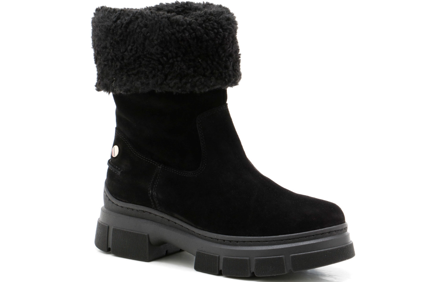 Botki TOMMY HILFIGER WARM LINING SUEDE LOW BOOT FW0FW06650
