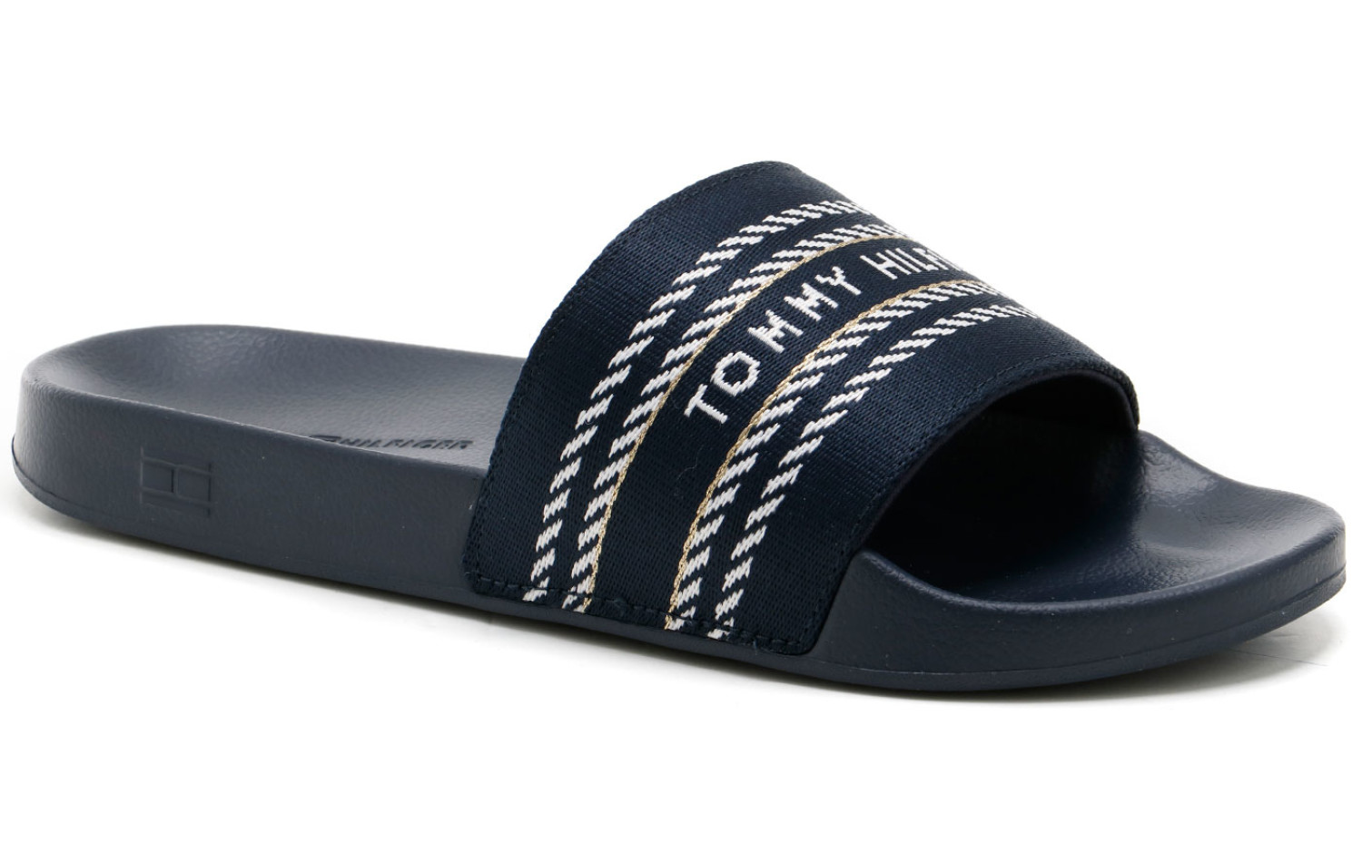 Klapki TOMMY HILFIGER TOMMY WEBBING SLIDE FW0FW07153