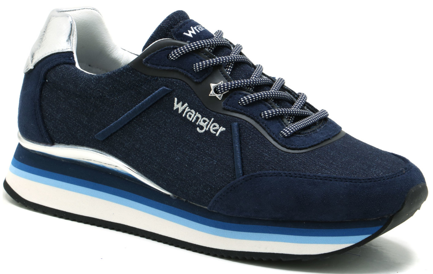 Sneakersy WRANGLER-JUNGLE-DENIM-WL01610A