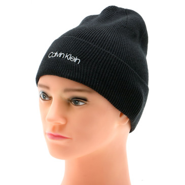 Czapki damskie CALVIN KLEIN ESSENTIAL KNIT BEANIE K60K608519