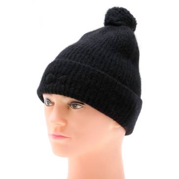 Czapki damskie CALVIN KLEIN JEANS-MONOGRAM-PEACH-BEANIE