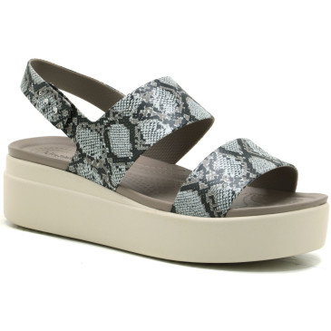 Sandały CROCS-BROOCKLYN-LOW-WEDGE-W-206453
