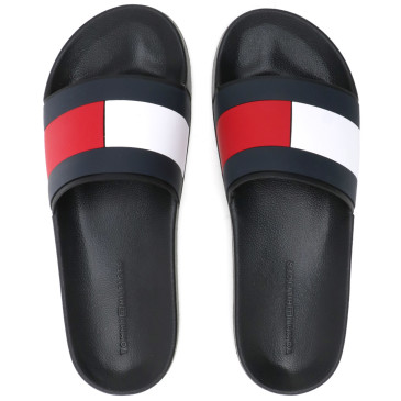 Klapki TOMMY HILFIGER RUBBER TH FLAG POOL SLIDE FM0FM04263