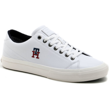 Sneakersy TOMMY HILFIGER TH HI VULC STREET LOW LEATHER FM0FM04740