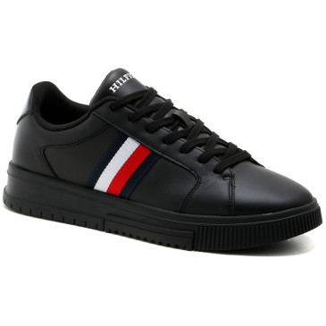 Sneakersy TOMMY HILFIGER SUPERCUP LTH STRIPES ESS FM0FM04895