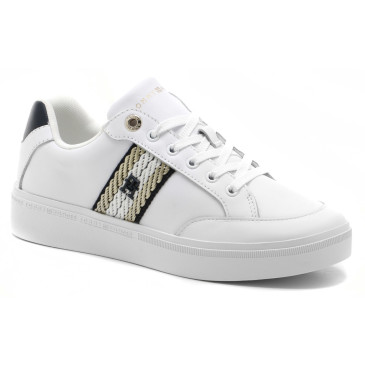 Sneakersy TOMMY HILFIGER COURT SNEAKER WITH WEBBING FW0FW07106