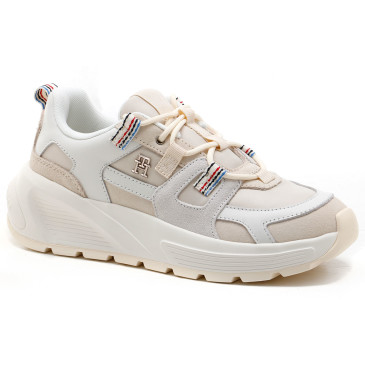 Sneakersy TOMMY HILFIGER FASHION CHUNKY RUNNER STRIPES FW0FW07674