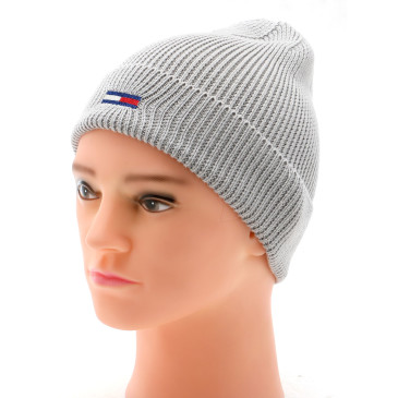 Czapki damskie TOMMY JEANS  TJW FLAG BEANIE AW0AW15474