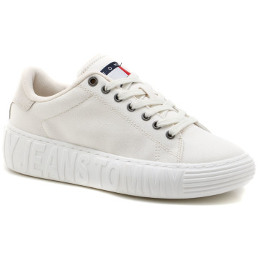 Sneakersy TOMMY JEANS NEW CUPSOLE CNVAS LC EN0EN02171