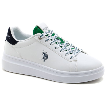 Sneakersy US POLO ASSN CODY001B/WHI-DBL05